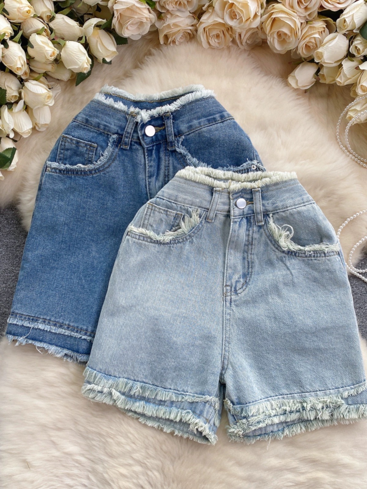 Denim girl shorts DS103 image